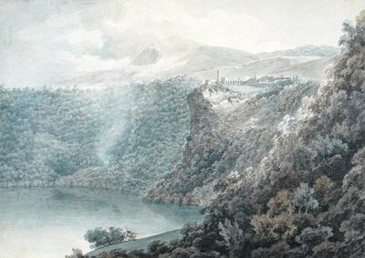Järvi ja Nemin kaupunki tekijältä John Robert Cozens