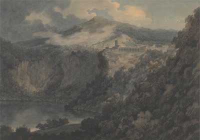Järvi ja Nemin kaupunki tekijältä John Robert Cozens