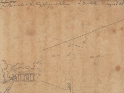 Paikka, jossa kuningas leikkii Pallonissa tekijältä John Robert Cozens
