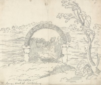 Roomalainen kaari Canterburyssa tekijältä John Robert Cozens