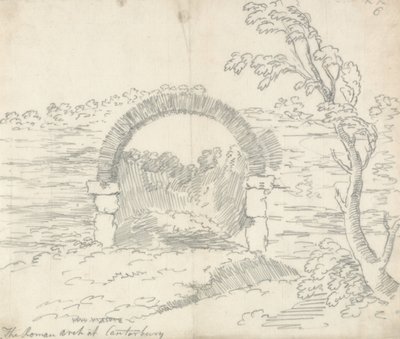 Roomalainen kaari Canterburyssa tekijältä John Robert Cozens