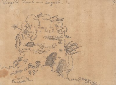 Vergiliuksen hauta, 1. elokuuta tekijältä John Robert Cozens