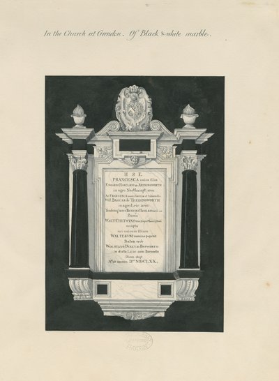 Ingestre - tabletti Francesille (Heselrig) Chetwynd: maalaus ja [1800-luku] (maalaus) tekijältä John Robert Fernyhough