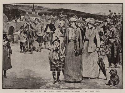 Grouse-kauden avaus, sunnuntaiaamu Highlandsissa tekijältä John Robertson Reid