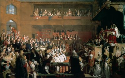 Seitsemän piispan oikeudenkäynti alahuoneessa James II:n hallituskaudella tekijältä John Rogers Herbert