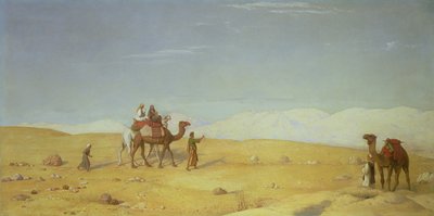 Mooseksen laakso Siinain autiomaassa, 1866 tekijältä John Rogers Herbert
