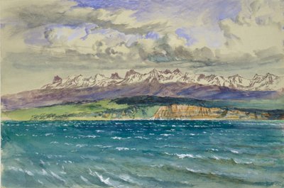 Kevään iltapäivä etelätuulen kanssa Neuchatelissa 30. huhtikuuta 1869 tekijältä John Ruskin