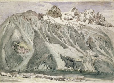 Aiguilles of Chamonix, 1849 tekijältä John Ruskin
