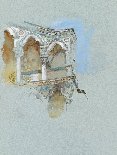 Tutkimus San Michelen julkisivusta Borgossa, Pisassa tekijältä John Ruskin