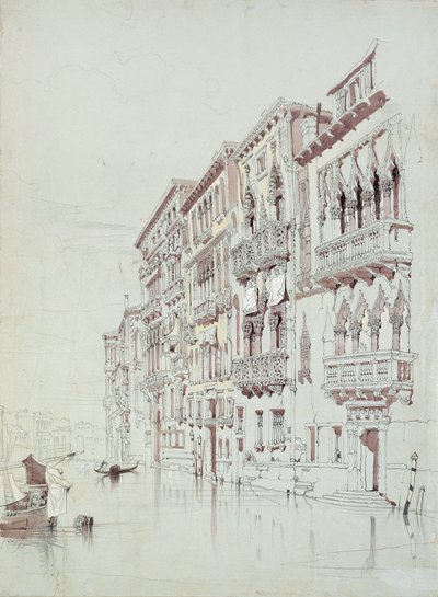 Palazzo Contarini-Fasan, Venetsia, 6.-16.5.1841 tekijältä John Ruskin