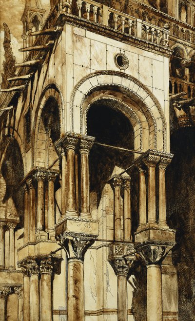Lounais Portico of St, tekijältä John Ruskin