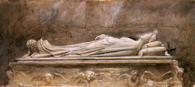 Ilaria del Carretto Guinigin hauta, Luccan katedraali tekijältä John Ruskin