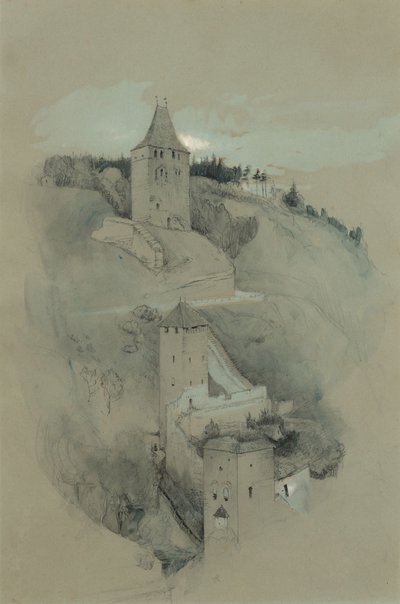 Fribourgin tornit, Sveitsi tekijältä John Ruskin
