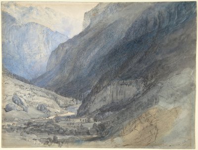 Lauterbrunnenin laakso, Sveitsi tekijältä John Ruskin