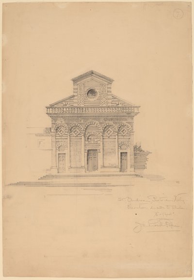 St. Andrea, Pistoia tekijältä John Russell Pope