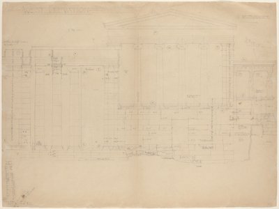 Eretheum, West Elevation [vasen puoli] tekijältä John Russell Pope