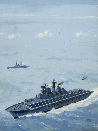 HMS Invincible (guassi paperille) tekijältä John S. Smith