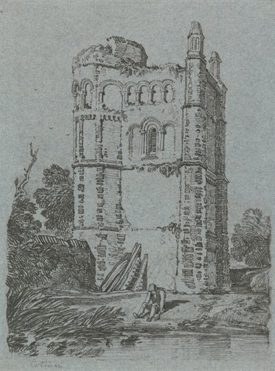 Brandsby Tower, Yorkshire tekijältä John Sell Cotman