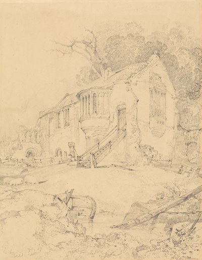 Castle Acre Priory, Norfolk tekijältä John Sell Cotman