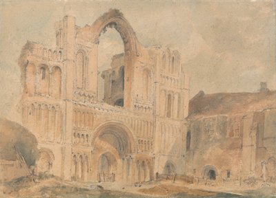 Castle Acre Priory, Norfolk, länsirintama tekijältä John Sell Cotman