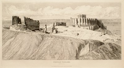 Château Gaillard (näkymä koillisesta) tekijältä John Sell Cotman
