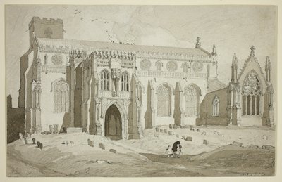 Cley Church, Norfolk tekijältä John Sell Cotman