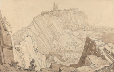 Domfront, Katse kaakkoon tekijältä John Sell Cotman