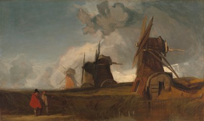 Viemäröintimyllyt Fensissä, Croylandissa, Lincolnshiressä tekijältä John Sell Cotman
