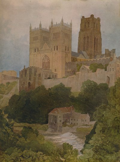 Durhamin katedraali, 1923 tekijältä John Sell Cotman