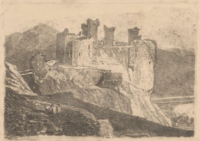Harlechin linna tekijältä John Sell Cotman