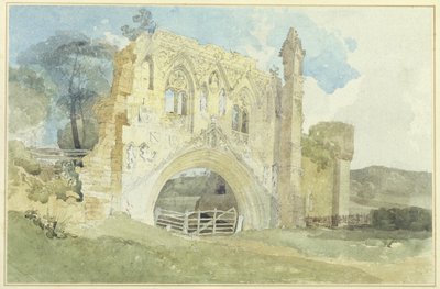 Kirkham Abbey tekijältä John Sell Cotman