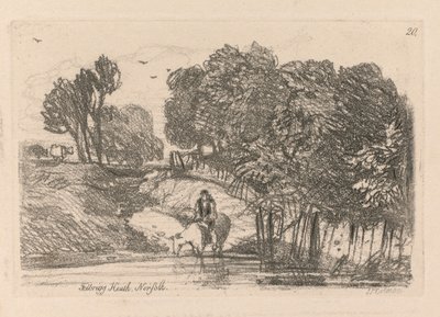 Liber Studiorum: Plate 20, Felbrigg Heath, Norfolk, 1838 tekijältä John Sell Cotman