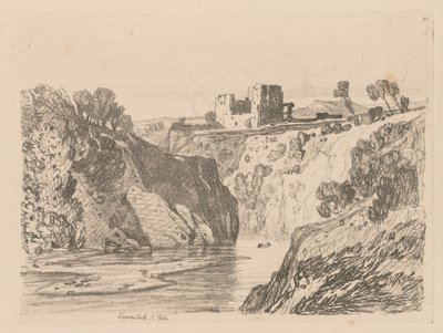 Liber Studiorum: Plate 27, Kilgarren Castle, N. Wales, 1838. tekijältä John Sell Cotman
