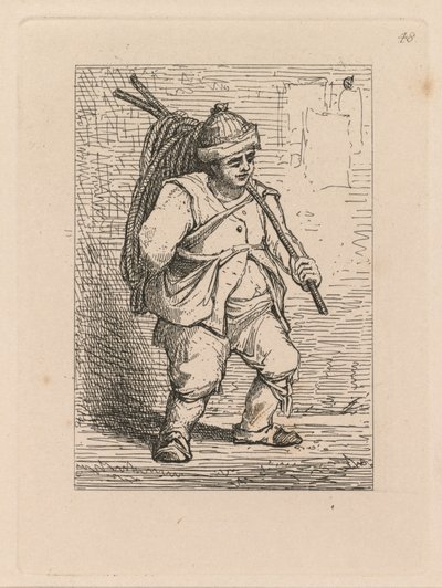 Liber Studies: levy 48, A Study, 1838 tekijältä John Sell Cotman