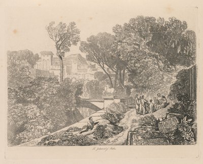 Liber Studiorum: Levy 6, Midaksen tuomio, 1838. tekijältä John Sell Cotman
