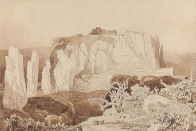 Mortain, Normandia tekijältä John Sell Cotman