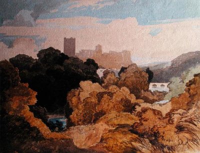 Richmond, Yorkshire (akvarelli paperille) tekijältä John Sell Cotman
