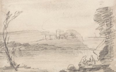 Ruin on a Lake Richard Wilsonin tavalla tekijältä John Sell Cotman