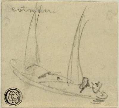 Purjevene tekijältä John Sell Cotman