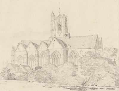 Pyhän Johanneksen kirkko, Peronne (Somme) tekijältä John Sell Cotman