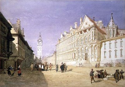 Hotel de Ville, Gent tekijältä John Sell Cotman