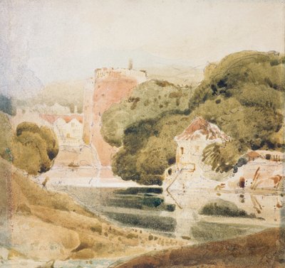 The Water Gate, York (akvarelli paperille) tekijältä John Sell Cotman