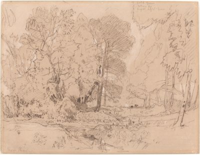 Metsäinen maisema tekijältä John Sell Cotman