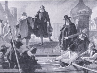 Viiden jäsenen lento, kuvitus teoksesta The History of the British People, julkaisija Waverley, n. 1940 (litho) tekijältä John Seymour Lucas