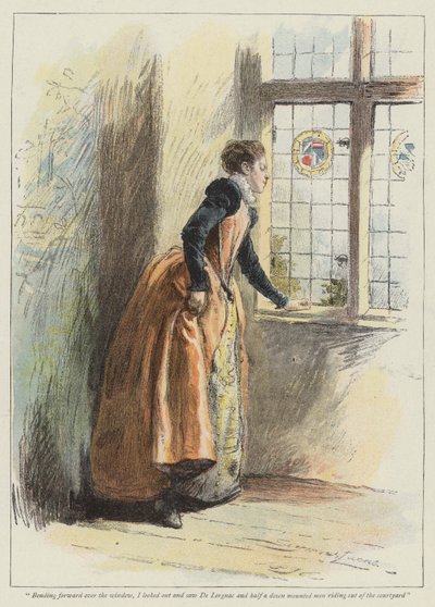 Denisen sydän (chromolitho) tekijältä John Seymour Lucas