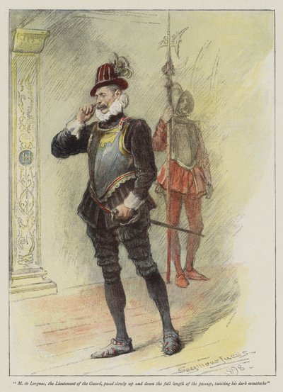 Denisen sydän (chromolitho) tekijältä John Seymour Lucas