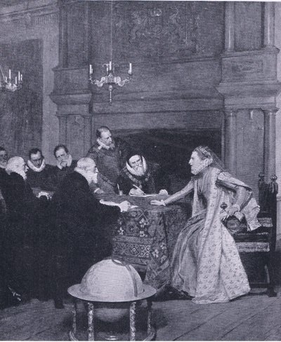 "Espanjan kuninkaan laivasto on ulkomailla", Waverley Book Companyn julkaisemasta Cassells History of the British Peoplesta, noin 1950-luku (litho) tekijältä John Seymour Lucas