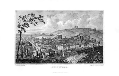 Guildford, Surrey, 1829. tekijältä John Shury