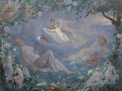 Kohtaus Kesäyön unesta, 1873. tekijältä John Simmons