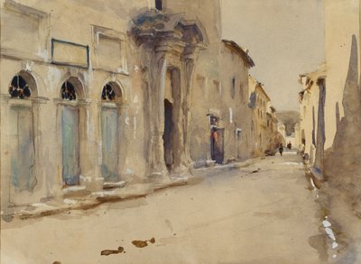 Katu Espanjassa, 1880-luku tekijältä John Singer Sargent